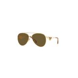 Prada PR73ZS 5AK01T 61 Altın Unisex Güneş Gözlüğü