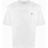 Prada Sport Pamuklu Yuvarlak Yakalı T-Shirt - Beyaz - XL