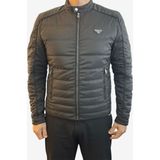 Prada Sport Parlak Kumaş Slim Kesim Erkek Mont - 000-Siyah - 56