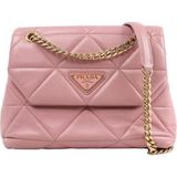 Prada Sport Spectrum Pembe Küçük Deri Zincir Askılı Kadın Omuz Çantası