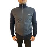 Prada Sport Yün ve Re-Nylon Erkek Mont - Koyu Lacivert - 52