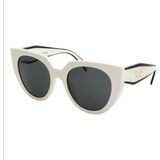 Prada SPR14W 142 5s0 Güneş Gözlüğü - Beyaz