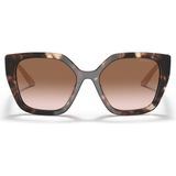 Prada SPR24X C.07R-0A6 52-18 Güneş Gözlüğü - Kahverengi