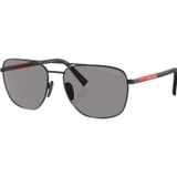 Prada SPS54Z 1BO02G 60 Siyah Erkek Güneş Gözlüğü