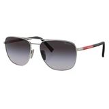 Prada SPS54Z 5AV09U 60 Gri Erkek Güneş Gözlüğü