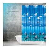 Prado Dolphn 120x200 cm Banyo Perdesi ve Askı