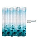 Prado Stone 180x200 cm Banyo Perdesi ve Askı