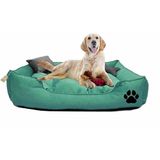 Prado Yıkanabilir Büyük Irk 90x70 cm Yeşil Köpek Yatağı Minder