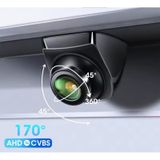 Pramit Geri Görüş Park Kamerası 1080P Ahd 170 Derece Balık Gözü 360 Dönen Ahd-Cvbs Park Çizgi Ayarlı