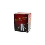 PRAMİT MİNİ BOY ÇELİK ÇAYDANLIK SETİ - TAKIMI RENKLİ BAKALİT KULP ÜST DEMLİK: 0.9LT - ALT SULUK: 1.5LT KENDİNDEN SÜZGEÇLİ (4604)
