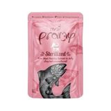 Pramy Sterilized Jöle Içinde Somonlu ve Ton Balıklı Pouch Kısır Konserve Kedi Maması 70 gr - 1 kg