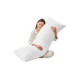 Pratic Home 1 Adet 40x120cm 1200gr 1.Kalite Boncuk Silikonlu Rahat Yan Yatış Ve Hamile Yastığı Uzun Yastık