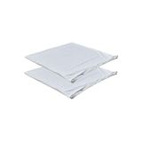 Pratic Home 2 Adet Fermuarlı Pamuklu Kumaş Kırlent İç Astarı, Yastık kılıfı, Şilte(43x43-45x45-50x50-55x55)