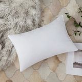 Pratic Home Boncuk Silikonlu Dikdörtgen Kırlent Iç Yastığı – 350 gr - 35X50 cm - 35 x 50 cm - Beyaz