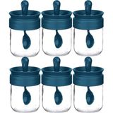 Pratic Kaşıklı Cam Baharatlık 6'lı 210 Ml.