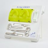 PraticMed Diş Hekimliği Beyaz Masa Tipi Dikiş, Flep Kapama Eğitim Seti - Kişiye Özel - Praticmed - Sarı