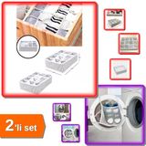 Pratik 12 Bölmeli Çekmece Düzenleyici + Ayakkabı Yıkama Filesi - Kapak Bağlamalı - 2Li Set X3n0r8