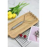 Pratik 24 Cm Lüks Paslanmaz Metal Patates Ezici | Zikzaklı Patates Ve Meyve Ezici Püre Yapıcı Belirt