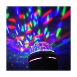 Pratik 360 Derece Dönen Renkli Dekoratif Disco Lamba
