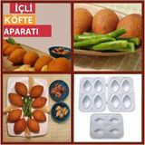Pratik 4 Lü Içli Köfte Kalıbı Içli Köfte Aparatı - Içli Köfte Kalıbı 4 Bölmeli