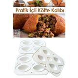 Pratik 4'lü Içli Köfte Kalıbı - Içli Köfte Kalıbı Aparatı Katlanabilir Içliköfte Aparatı