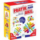 Pratik Akıl 3+ Yaş Çocuklar Için 36 Parça 70 Görselli Eğitici Şekil Oluşturmalı Zeka Oyunu, SM-CA-OYUN-PRATIKAKIL-5268 - Option-1