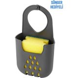 Pratik Asılabilir Mutfak Banyo Silikon Bulaşık Süngerlik Evye Üstü Askılı Düzenleyici Süngerlik