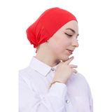 Pratik Bone Pamuklu Tesettür İç Bone, Başörtüsü İçin Hazır Viskon Şapka, Namaz Günlük Kullanım İçin Pembe Standart