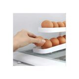 Pratik Buzdolabı Yumurta Standı 2 Katlı Raf Buzdolabı Organizer Newstar 105106