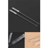 Pratik Cam Metal Krom Pipet Temizleme Fırçası İnce Uzun Pipet Temizlik Fırçası Dayanıklı Fırça