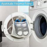 Pratik Çamaşır Makinesi Kapağa Bağlamalı Ayakkabı Yıkama Filesi (5250)