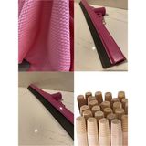 Pratik Çek Çek Mikrofiber Banyo Temizlik Seti 55 cm Gürgen Saplı - Ahşap - Seçenek 1