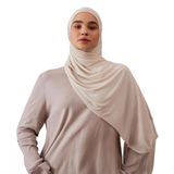 Pratik Deluxe Fitilli Şal | Kolay Kullanımlı ve Nefes Alan Doğal Kumaş – Şık ve Modern (Kırık Beyaz)