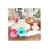 Pratik Donut Hamur Kesici Ve Şekillendirici Kalıp Aparatı Pişi Çörek Donut Kalıbı Plastik