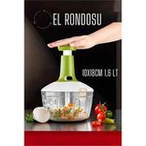 Pratik El Rondosu Üstten Basmalı 1.6 Litre 10X18CM -Marsilyan - Renkli