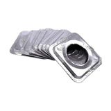 Pratik Ev 10'lu Ocak Üstü Koruyucu Folyo Leke Önleyici Isıya Dayanıklı Ocak Izgara Koruma Matı - 10 x 10 cm - Renkli