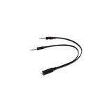 Pratik Ev 4457 3.5 mm Kulaklık Mikrofon Ayırıcı, Switch Splitter Dönüştürücü - Çok Renkli