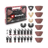 Pratik Ev 70 Parça Multi-Tool Seti, Dalma ve Yarım Daire Testere Bıçakları, Delta Raspa, Taban Plakası, Zımpara Kağıdı, Dremel Adaptörü - Çok Renkli - Standart