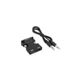Pratik Ev 9944 Ses Destekli HDMI To VGA Monitör Çevirici Adaptör Uyumlu HDMI Bağlantı Tipi - Çok Renkli