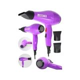 Pratik Ev Alman 3800 W Profesyonel Saç Kurutma Makinesi, Fön Makinesi, Ac Motor, MS-9001, Pembe, 2 Adet Başlık - Çok Renkli