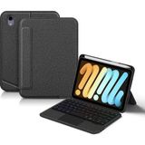 Pratik Ev Apple iPad Mini 7 (A17 PRO)2024/IPAD Mini 6.nesil 2021 ile Uyumlu Mag Touchpad Blutooth Işıklı Rgb Standlı Türkçe Q Klavyeli Kılıf - Çok Renkli