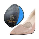 Pratik Ev Ayakkabı Numara Küçültme Pedi, Deri Ön Yarım Tabanlık, Stiletto Kaydırmaz Ayakkabı Tabanlığı, 1 Çift (40-46, Siyah) - Standart - Çok Renkli