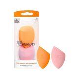 Pratik Ev Beauty Makyaj Blender Miracle Complexion ve Makyaj Gücü Sünger Seti; cc Krem Vakfı Için, Turuncu ve Pembe, Makyaj Karıştırma ve Uygulama Için, 2 Sayılı - Renkli