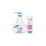 Pratik Ev Bebek Şampuanı 500 ml + Pişik Önleyici Krem 100 ml - Renkli