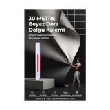Pratik Ev Beyaz Derz Dolgu Boyası ve Yenileme Rötuş Kalemi 30 Metre Kapatıcı Fayans Duvar ve Buzdolabı Boyama Kalemi 718602 - Renkli