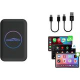 Pratik Ev Carplay Ai Box 4GB+32GB Youtube, Netflix, Google Play & Kablosuz Carplay&android Auto- Android 14 - Çok Renkli