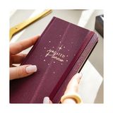 Pratik Ev Charmlı Süresiz Haftalık Planlayıcı Cep Ajanda 9X17 cm Bordo - Çok Renkli - Standart - Otomatik