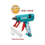 Pratik Ev Dayanıklı Sıcak Mum Silikon Tabancası, 11.2 mm Tutkal, Isı 30 W-220 W, Mum Çubuğu Hediyeli