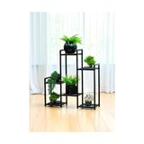 Pratik Ev Dekoratif Metal 6 Raflı Saksılık Katlı Dikey Saksı Standı Çiçeklik Bahçe ve Balkon Dekoru Garden - Standart - Çok Renkli