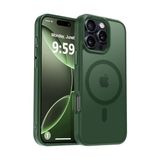 Pratik Ev Güçlü Manyetik Telefon Kılıfı, [mag-Safe ile Uyumlu] [askeri Düzey Düşme Koruması] [güçlü Silikon Kenarlar] Ince Yarı Saydam Mat Koruyucu Kılıf (Koyu Yeşil, iPhone 13 6,1 Inç) - Çok Renkli